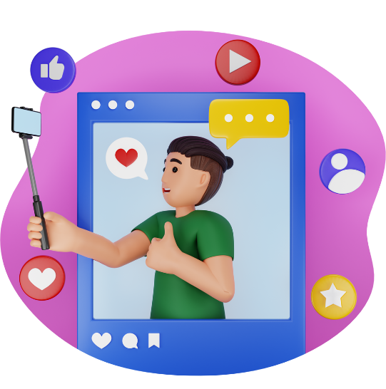 NEOFY mostrando a un cliente los resultados positivos de su estrategia de redes sociales.