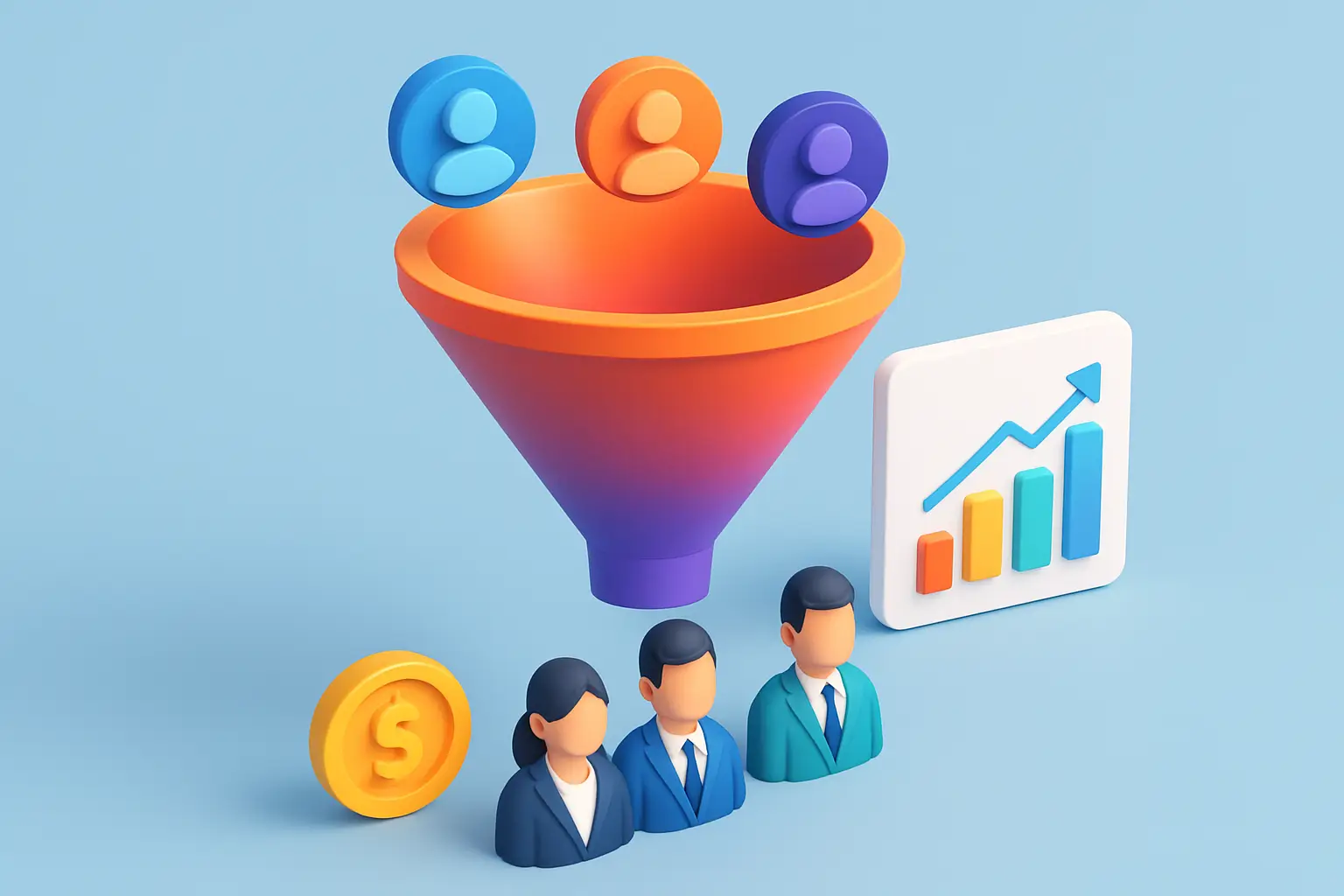 Embudo de ventas para servicios profesionales